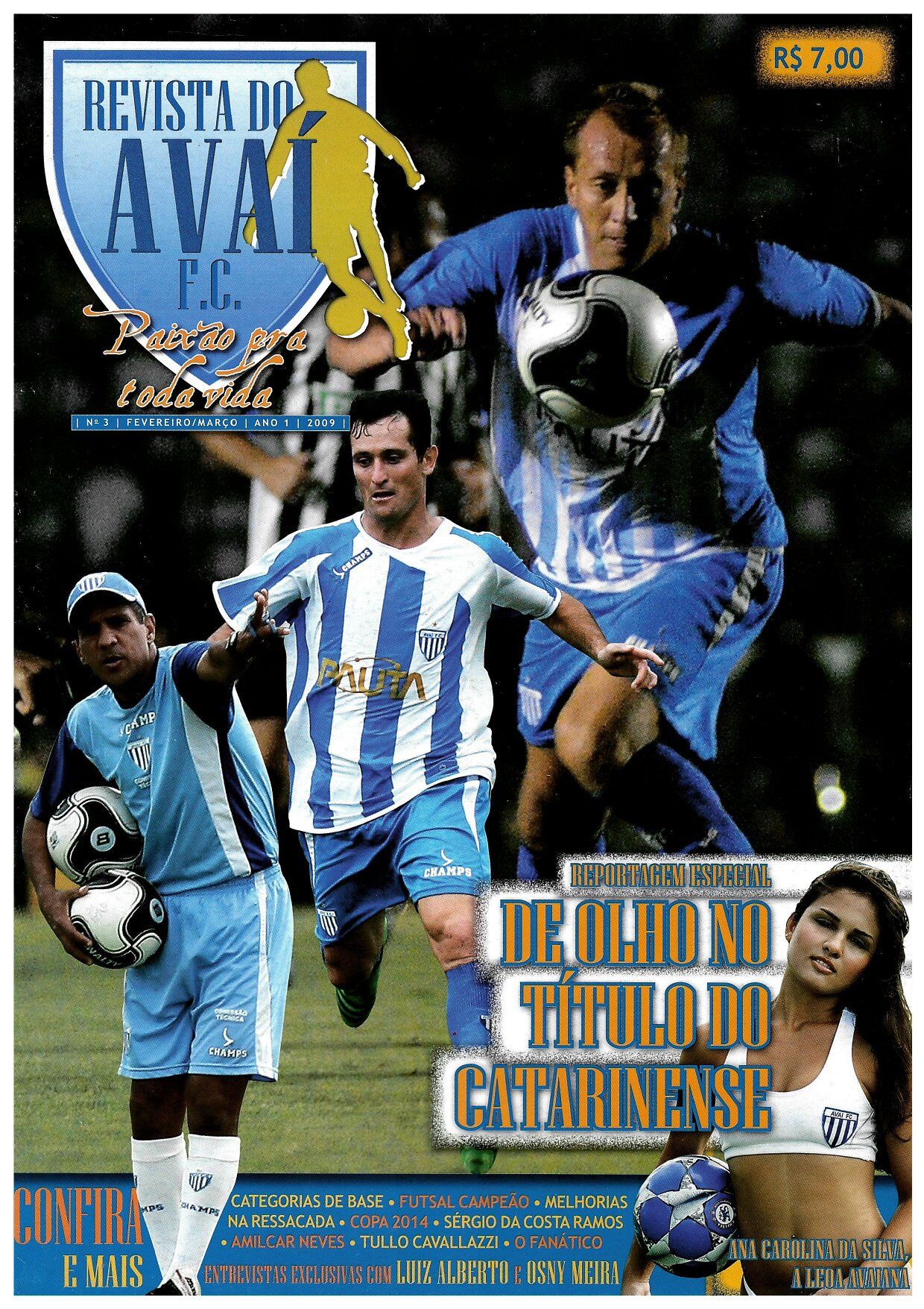 Capa Revista do Avaí F.C. — Edição #03