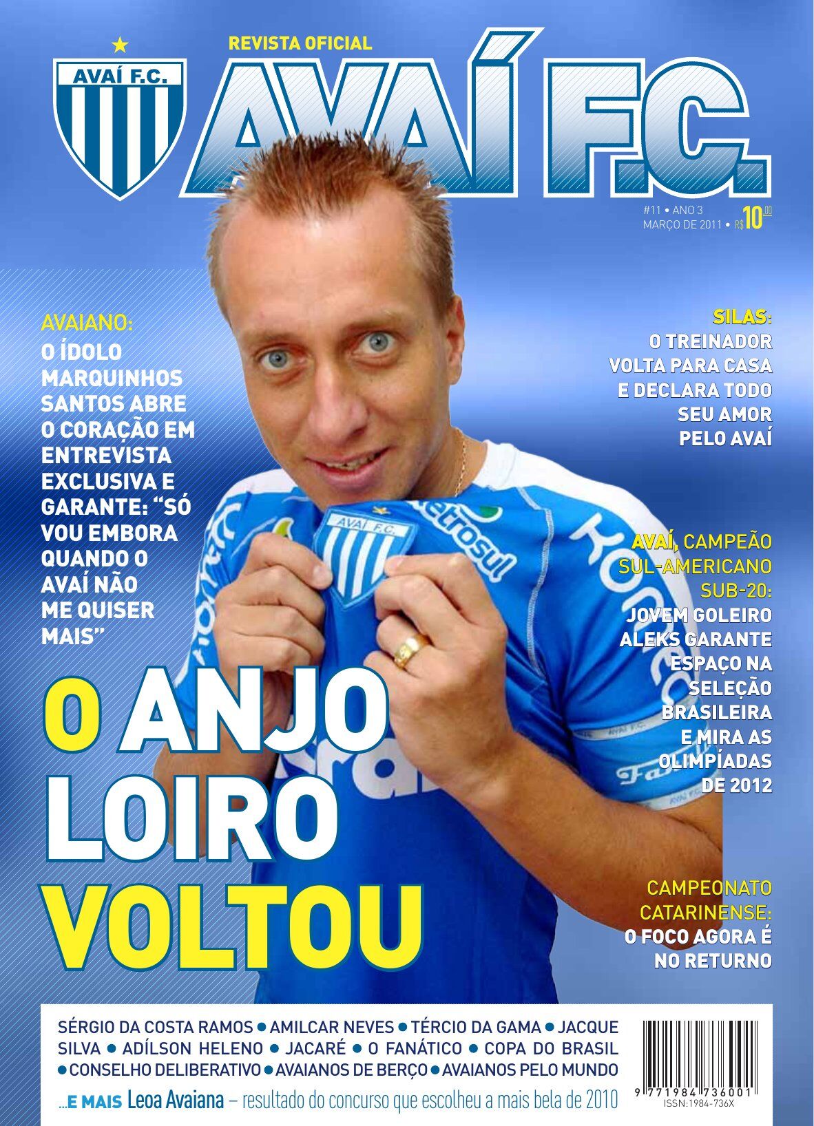 Capa Revista do Avaí F.C. — Edição #11