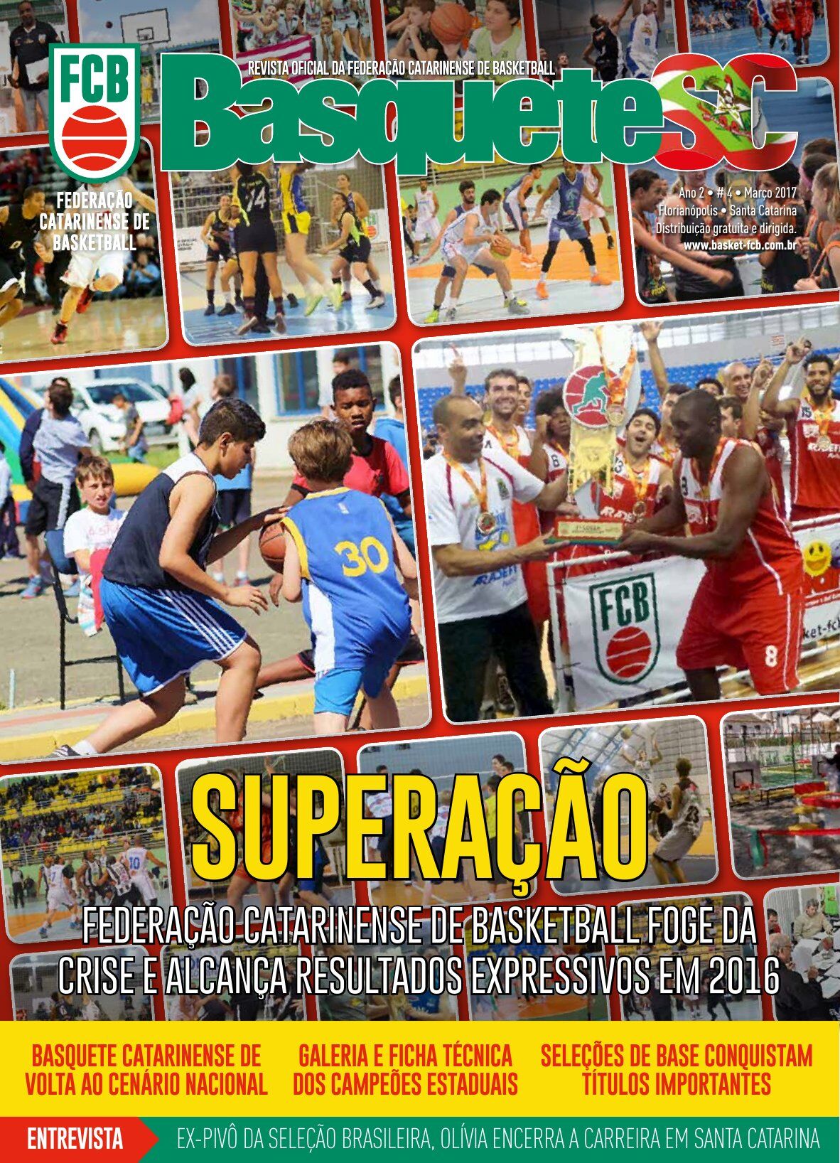 Capa Revista Basquete SC — Edição #04