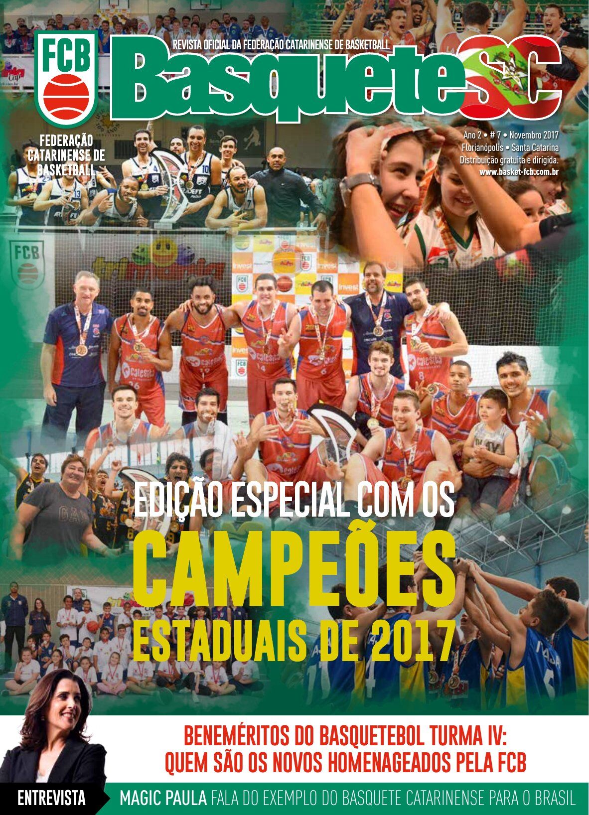 Capa Revista Basquete SC — Edição #07