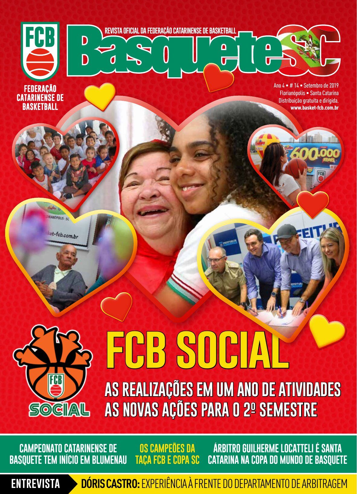 Capa Revista Basquete SC — Edição #14