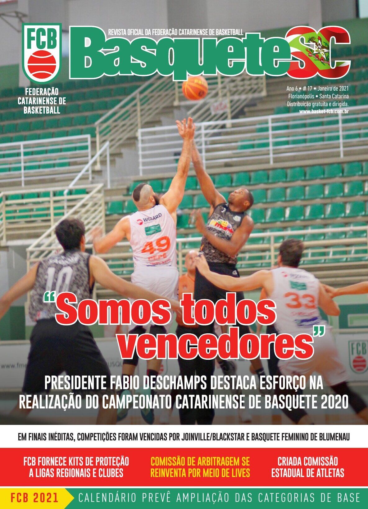 Capa Revista Basquete SC — Edição #17